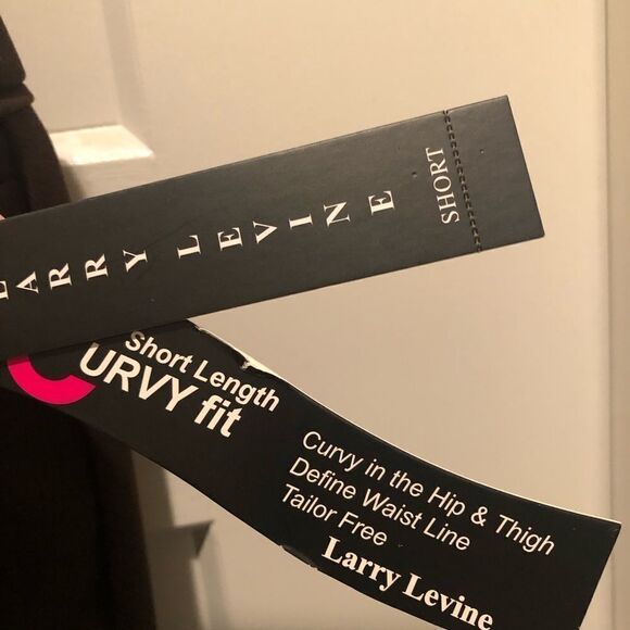 LARRY LEVINE Women’s Slacks Size 14 Curvy in the Thigh/Hip Hourglass Silhouette - Picture 4 of 5